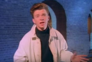 Rickroll extension