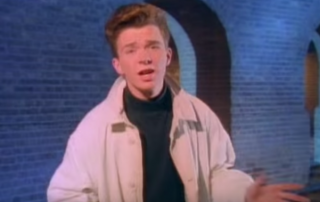 Rickroll extension